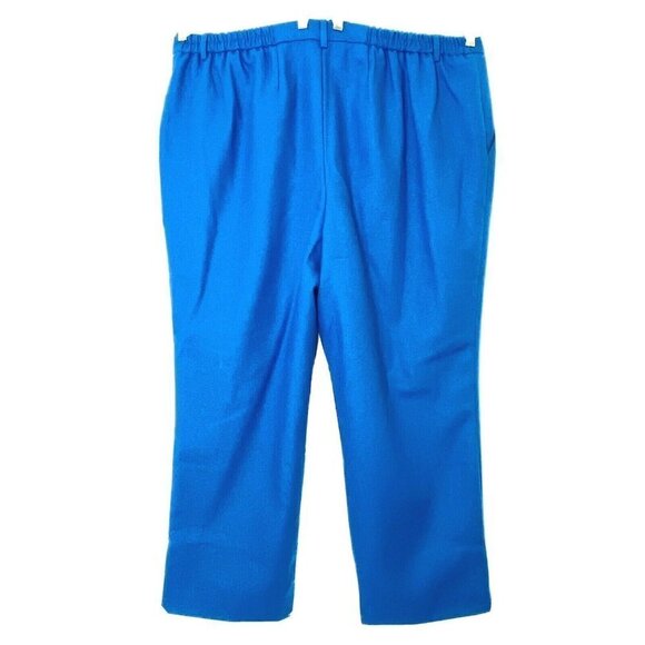 Jessica London Plus Women's size 24W Lined Slacks Pants Teal Blue - Picture 1 of 10